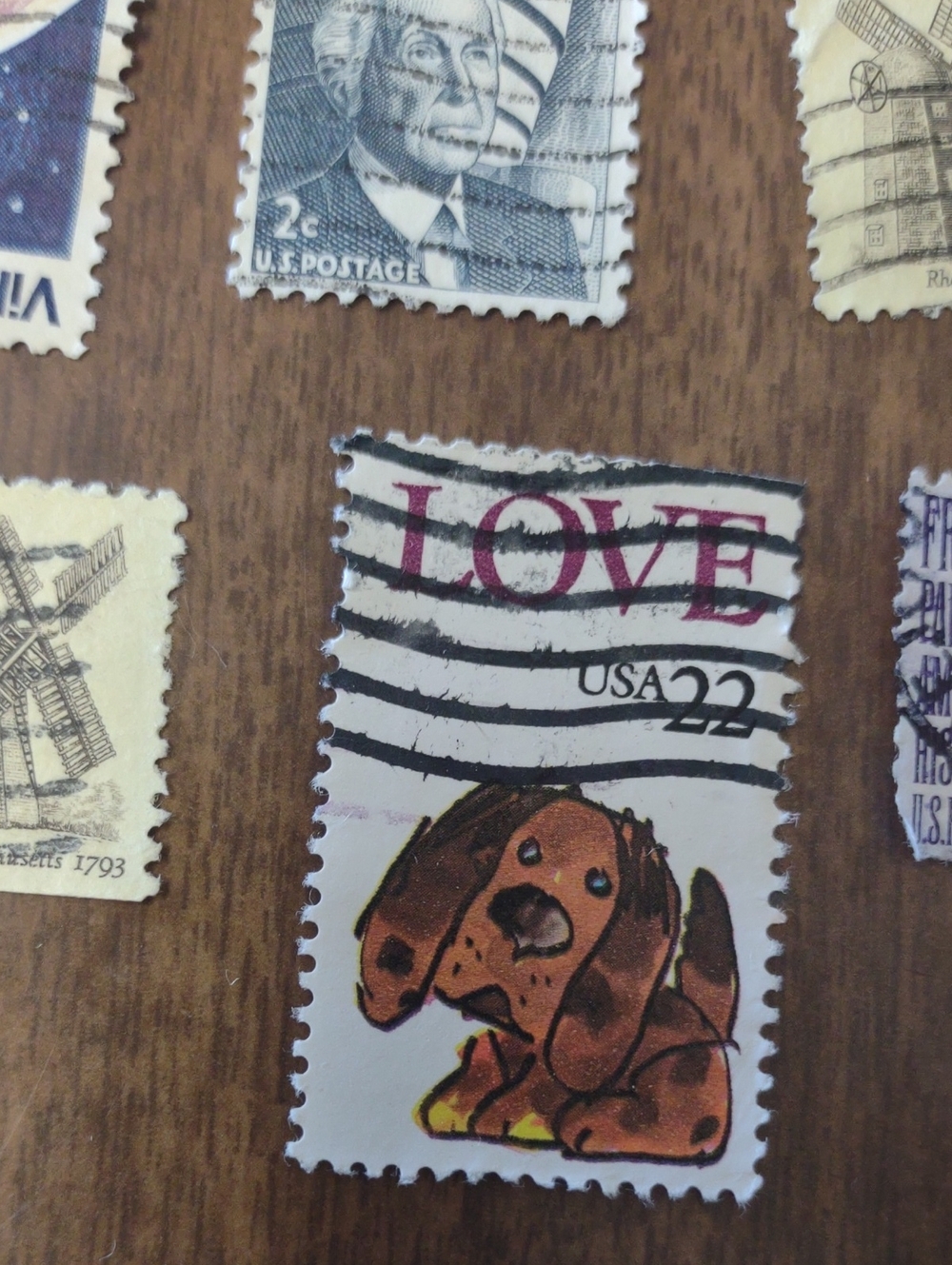 24 Vintage Mixed US Postage Stamp Lot - Picture 3 of 9
